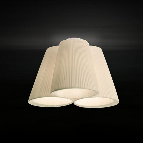 Plafoniera contemporanea - FLORINDA - modo luce - in tessuto / LED / da interno