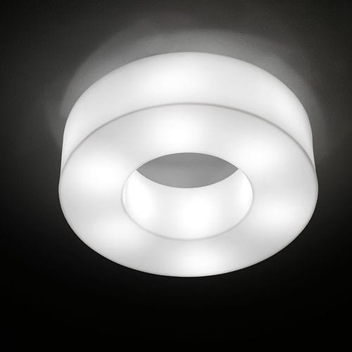 Plafoniera contemporanea - ATOLLO - modo luce - rotonda / in polietilene / LED