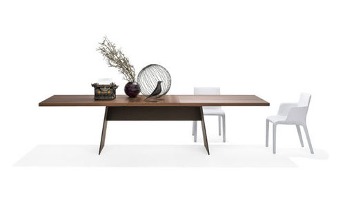 Tavolo contemporaneo - TADEO - Walter Knoll - in legno massiccio / allungabile