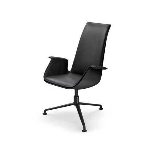 Poltrona direzionale moderno - FK Chair - Walter Knoll - in pelle / in fibra di vetro / in poliammide