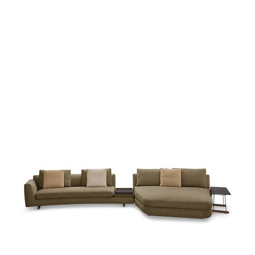 Divano modulare - Tama Living - Walter Knoll - d'angolo / a semicerchio / rotondo