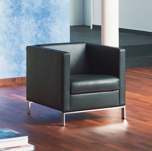 Poltrona contemporanea - FOSTER 501 - Walter Knoll - in pelle