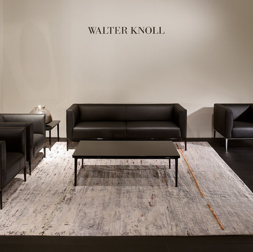 Tavolino basso contemporaneo - JAAN - Walter Knoll - in vetro / rettangolare / per ufficio