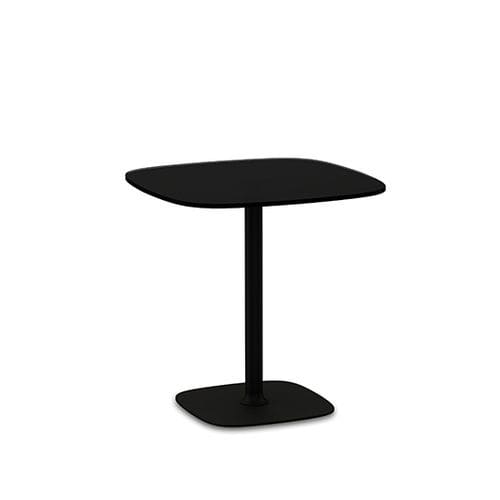 Tavolo d'appoggio contemporaneo - LOX - Walter Knoll - in vetro / in HPL / quadrato