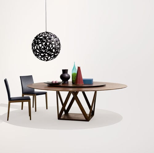 Tavolo da pranzo contemporaneo - TOBU - Walter Knoll - in legno / rotondo / per uso residenziale