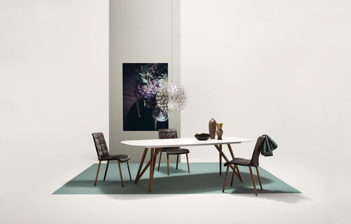 Sedia contemporanea - LIZ - Walter Knoll - da interno / in tessuto / in pelle