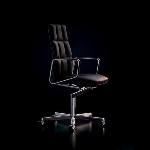 Poltrona direzionale contemporaneo - LEADCHAIR - Walter Knoll - in pelle / contract / con rotelle