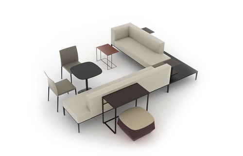 Divanetto imbottito modulare - JAAN - Walter Knoll - contemporaneo / in tessuto / per edifici pubblici