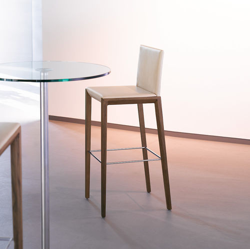 Sedia alta contemporanea - ANDOO - Walter Knoll - in rovere / imbottita / per uso residenziale