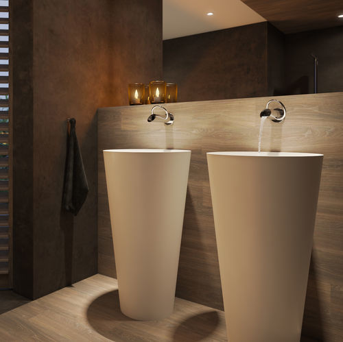 Lavabo autoportante - MANGO - Dado Creations Pty (LTD) - in Solid Surface / ghisa minerale / conico