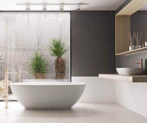 Vasca da bagno ovale - TORONTO - Dado Creations Pty (LTD) - ad isola / per ambiente abitativo / ad uso professionale