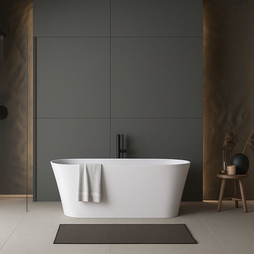 Vasca da bagno da appoggio - SBM090 - Dado Creations Pty (LTD) - in quarzo / bianca