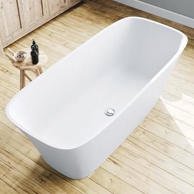 Vasca da bagno in quarzo composito - CARMEN - Dado Creations Pty (LTD) - beige / bianca / blu