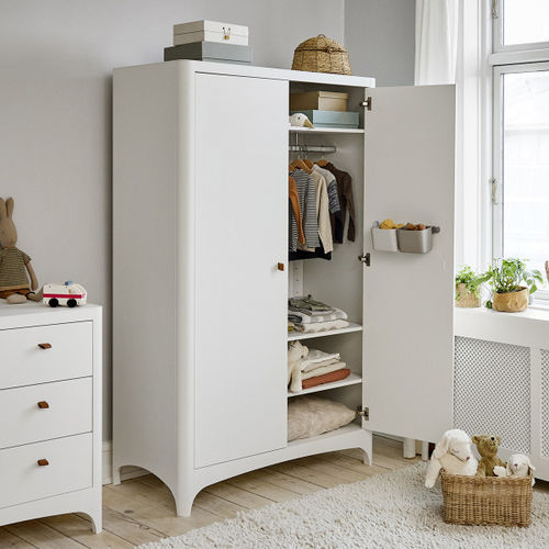 Armadio contemporaneo - 650225 series - Leander - in MDF laccato / in melaminico / con ante battenti