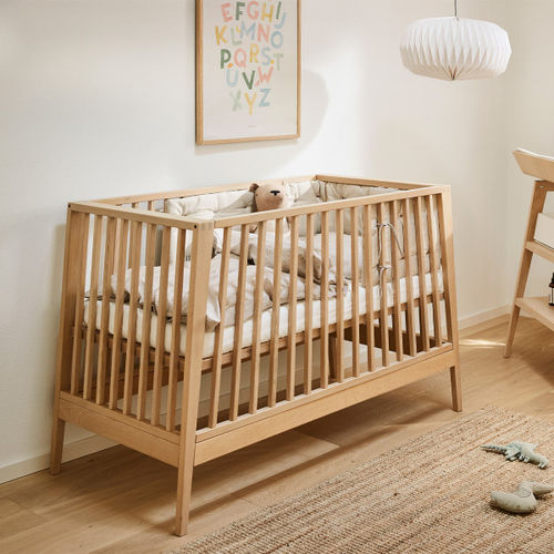 Letto per neonato allungabile - LINEA™ - Leander - singolo / contemporaneo / in faggio