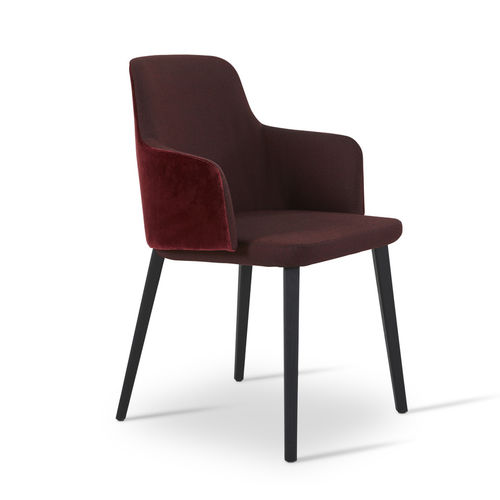 Sedia contemporanea - BACK ME UP - MONTIS - da interno / in tessuto / in pelle