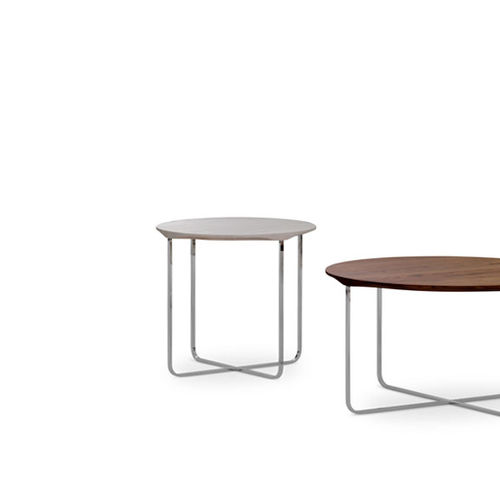 Tavolo d'appoggio contemporaneo - FLINT - MONTIS - in legno / rotondo / quadrato