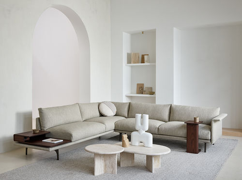 Divano modulare - OTIS - MONTIS - contemporaneo / in tessuto / in pelle