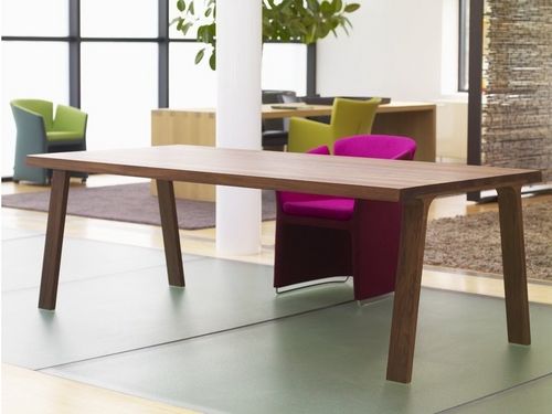 Tavolo contemporaneo - DOBLE - MONTIS - in legno / rettangolare / per uso contract