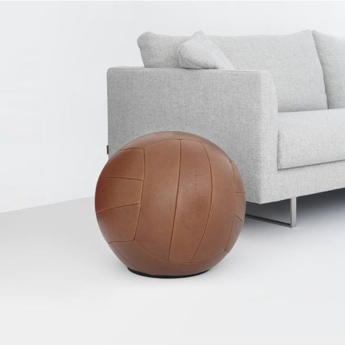 Pouf design originale - PLAYTIME - MONTIS - in pelle / per uso contract