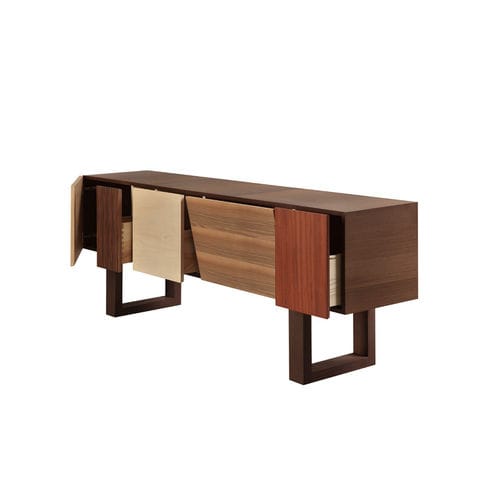 Credenza con piedi alti - Big John - MORELATO - contemporanea / in padouk / impiallacciata in legno