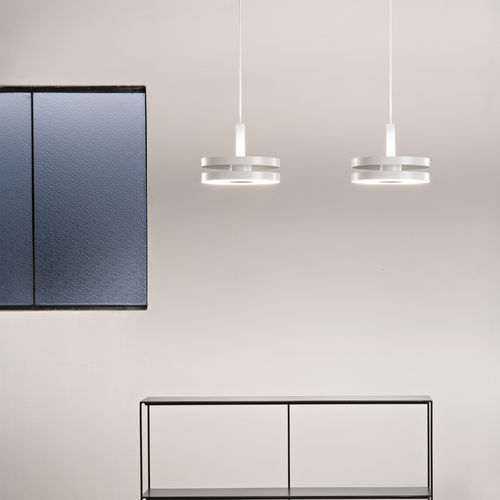 Lampada a sospensione - LED MACHINE - PRANDINA - in metallo / in metacrilato / in opalina