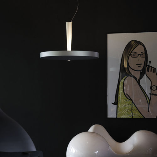 Lampada a sospensione - EQUILIBRE - PRANDINA - in alluminio verniciato / in polietilene / contemporanea