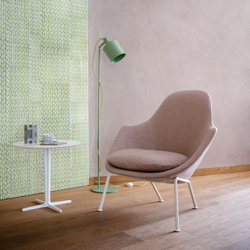 Poltrona contemporanea - DOT  - Tacchini - in tessuto / in acciaio / in legno