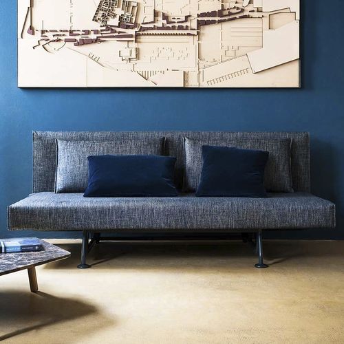 Divano letto - SLIDING - Tacchini - contemporaneo / in tessuto / con rivestimento rimovibile