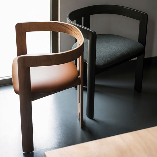 Sedia contemporanea - PIGRECO - Tacchini - da interno / in tessuto / in pelle