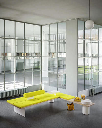 Divanetto imbottito modulare - GALLERIA - Tacchini - contemporaneo / in tessuto / per edifici pubblici