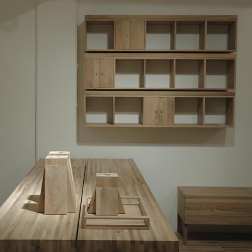 Mensola - EIRIK - Pilat & Pilat - contemporaneo / in legno / con contenitore