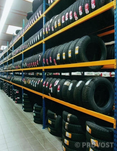 Scaffalatura per stoccaggio - PRORACK - Provost - standard / in metallo / per pneumatici