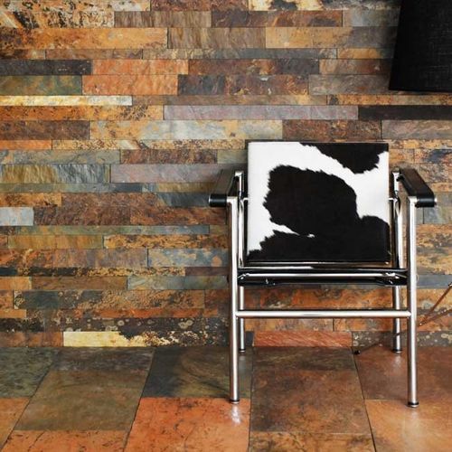 Lastra di paramento in pietra naturale - AFRICAN SUNSET - Artesia S.r.l - indoor / per vecchio supporto / per nuovo supporto