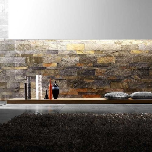 Lastra di paramento in pietra naturale - GOLDEN - Artesia S.r.l - indoor / per vecchio supporto / per nuovo supporto