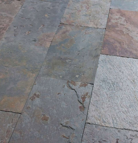 Piastrella in ardesia - MULTICOLOUR - Artesia S.r.l - opaca / da interno / da pavimento