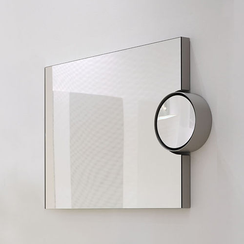 Specchio da bagno a muro - ARCADIA - POLIFEMO - CEMENTO - Ceramica Cielo - contemporaneo / rettangolare / in metallo