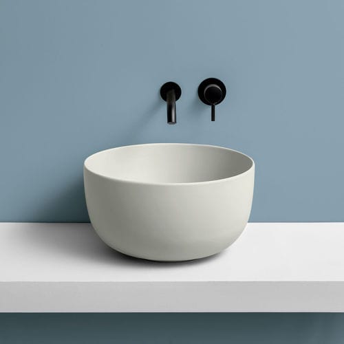 Lavabo da appoggio - ERA - POMICE - Ceramica Cielo - in ceramica / rotondo / senza foro