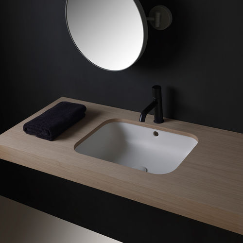 Lavabo sottopiano - EJLASPR - Ceramica Cielo - in ceramica / rettangolare / senza foro