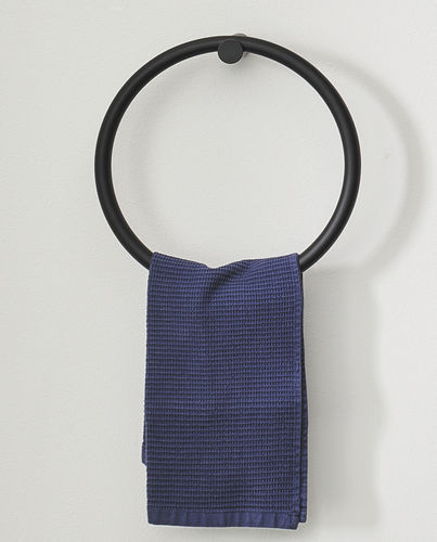 Portasalviette ad anello - ACCESSORI - MATT BLACK - Ceramica Cielo - da parete / in metallo