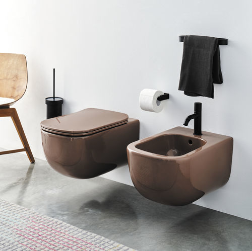 WC sospeso - ERA - NINFEA - Ceramica Cielo - in ceramica / per uso residenziale / ovale