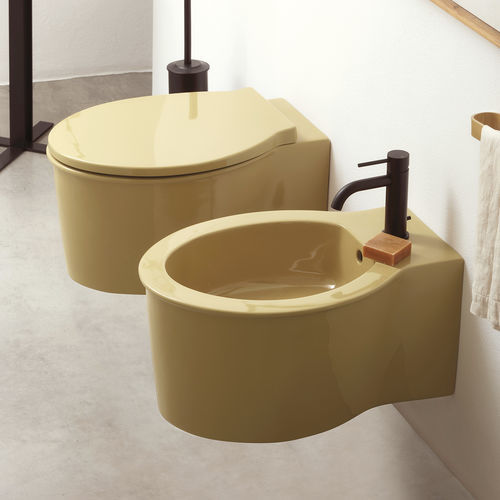 WC sospeso - CATINO - ANEMONE - Ceramica Cielo - in ceramica / per uso residenziale / ovale