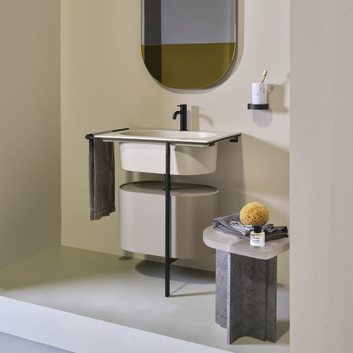 Mobile lavabo sospeso - Kyros - Ceramica Cielo - da appoggio / in legno / in ceramica