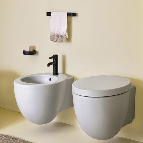 WC sospeso - LE GIARE - POMICE - Ceramica Cielo - in ceramica / per uso residenziale / ovale