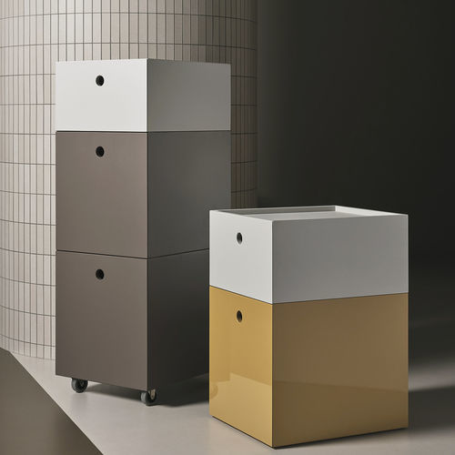 Mobile da bagno contemporaneo - LUISA - TALCO/ARENARIA/ANEMONE - Ceramica Cielo - per uso residenziale / in legno laccato / modulare