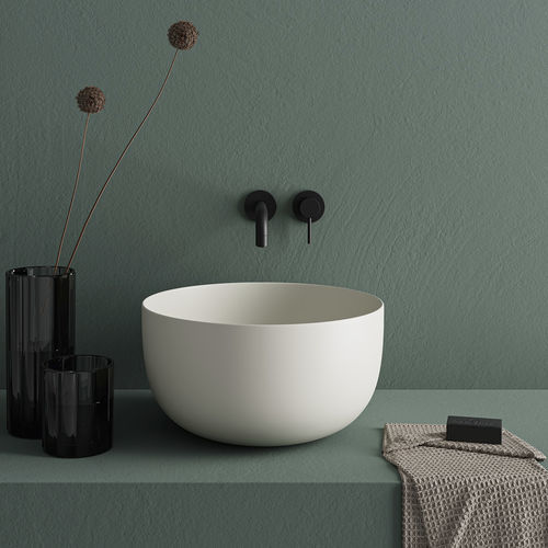 Lavabo da appoggio - Era - Ceramica Cielo - in ceramica / rotondo / senza foro