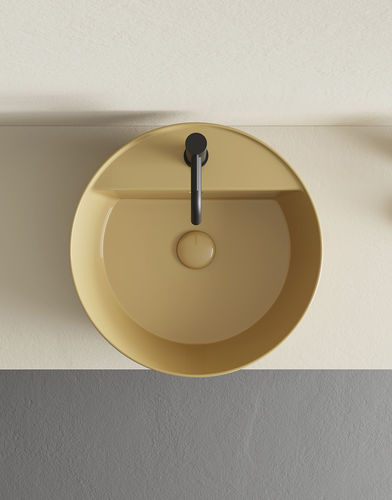 Lavabo da appoggio - Handy - Ceramica Cielo - in ceramica / rotondo / 1 foro