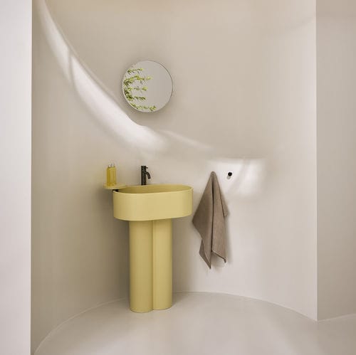 Lavabo autoportante - Otis 361 - Ceramica Cielo - in ceramica / ovale / 1 foro
