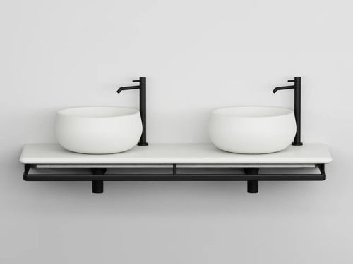 Mensola - TESEO 140 - Ceramica Cielo - moderno / in ceramica / da bagno