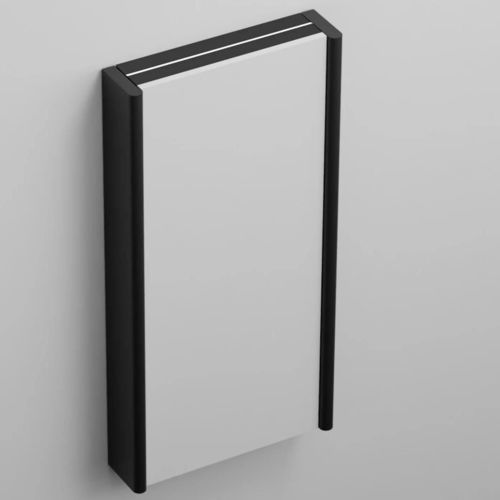 Mobile pensile per bagno con specchio con illuminazione integrata - ORFEO - Ceramica Cielo - contemporanea / per servizi sanitari / opaca